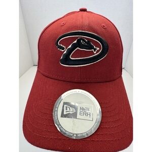 New Era Fits Arizona Diamondbacks Red One Size Hat‎ Cap MLB Vintage DBacks Snake